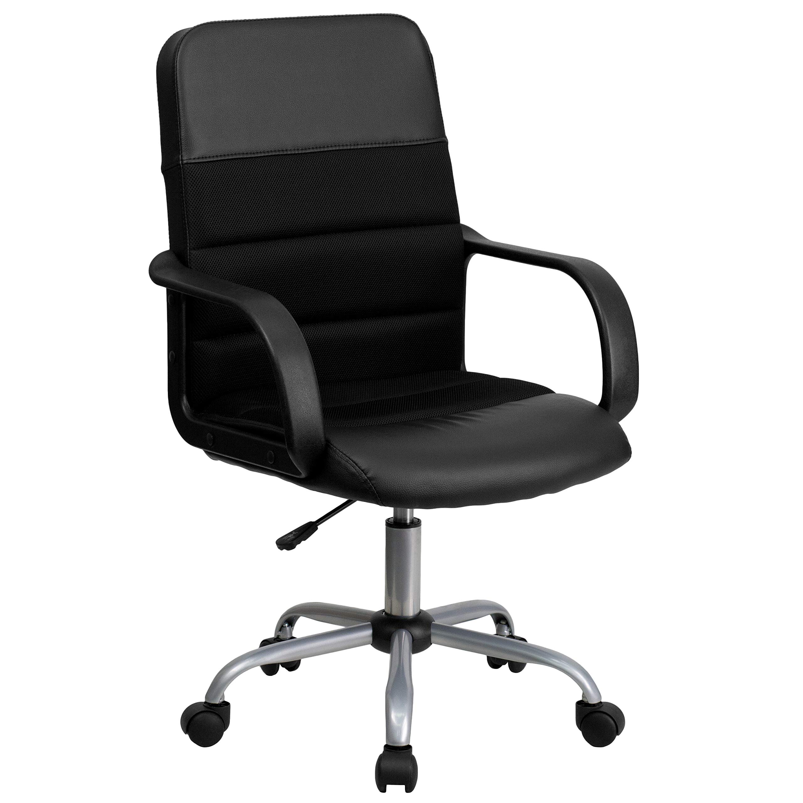テーブル・チェア・ハンモック KachaKacha Mid Chair \"Black Edition\" Amazon.com: Flash Furniture Mallard Mid-Back Swivel Mesh